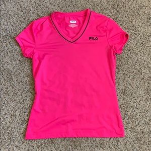 Pink FILA Shirt Size S